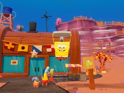 SpongeBob - Pamja e ekranit të tundjes kozmike