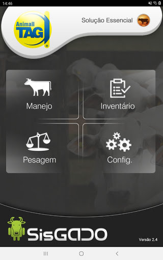 Android application SisGado screenshort