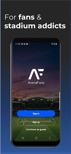 Android application ArenaFans screenshort