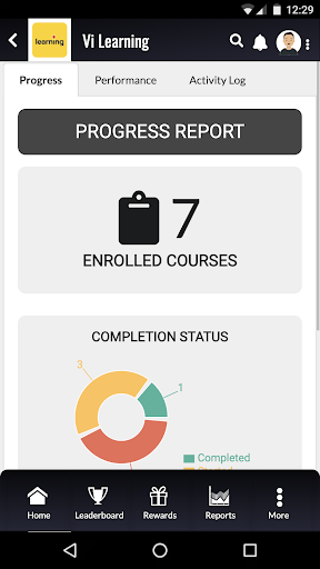 Vi Learning App Screen 2