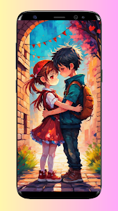 Anime Couple Wallpaper Hd