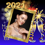 Cover Image of Tải xuống New Year 2021 Photo Frames ,New Year Wishes 2021 1.0.2 APK