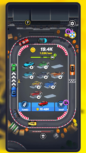 Merge Car: Merge Level Up Race Screen 2