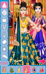 Indian Bride Makeup Dress Game apktram screenshots 18