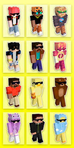 Minecraft skins with glasses