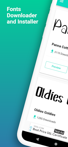Android application Wow Fonts - Font Installer screenshort