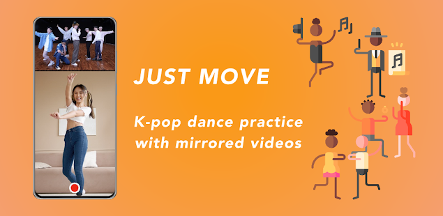 JustMove: Kpop Dance Practice with mirrored video Capture d'écran