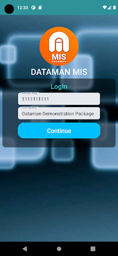 Dataman MIS Screen 2