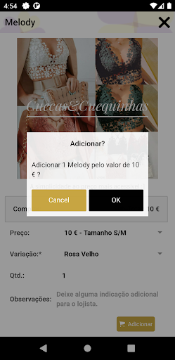 Cuecas e Cuequinhas Revenda Screen 3