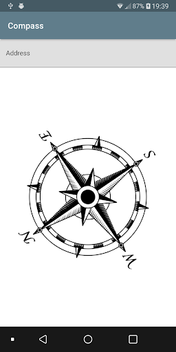 Android application Compass screenshort