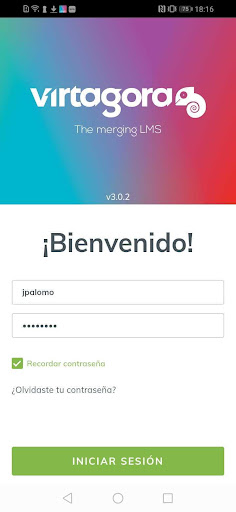Android application virtagora App screenshort