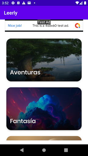 Android application Leerly Cuentos Historia Cortos screenshort