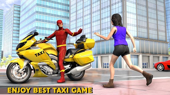 Superhero Bike Taxi Bike Games 1