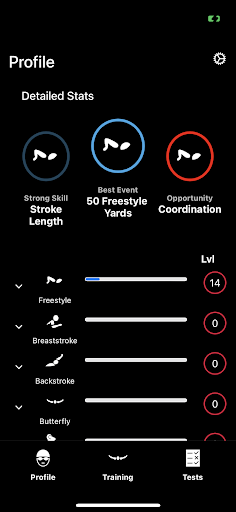 Skills NT Swimming Screen 2