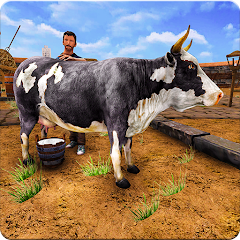 Cow Farm Factory Simulator Mod apk última versión descarga gratuita