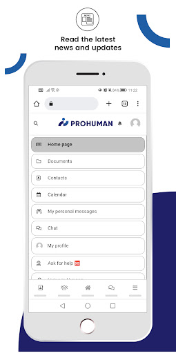 Android application MyProhuman screenshort