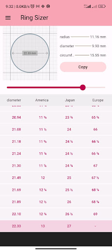 Ring Size Calculator Screen 3