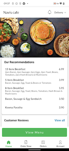 Navis cafe Screen 2