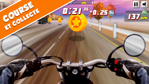 Highway Rider Extreme - Jeu de course de moto 3D  captures d'écran 1