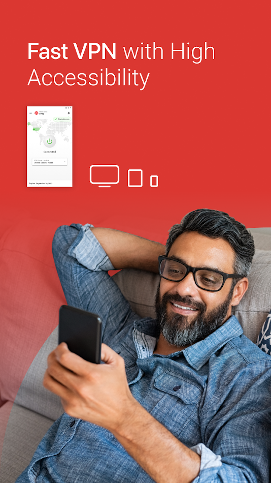 #1. Trend Micro VPN-Safe VPN Proxy (Android) De: Trend Micro