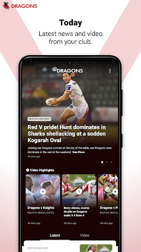 Screenshot of St George Illawarra Dragons