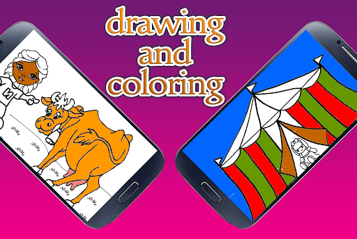 Drawing and coloring with shfa