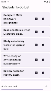Students To-Do List