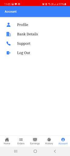 Android application Delivery Boy - OrderChey screenshort