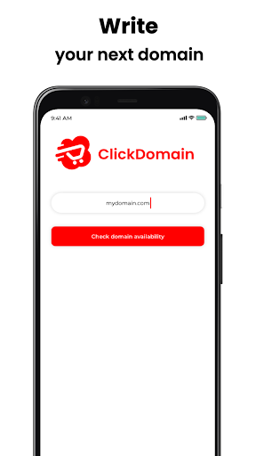 Android application ClickDomain: Domain Checker screenshort