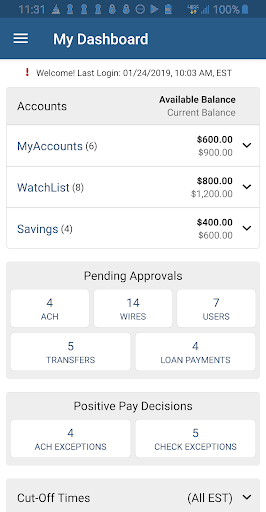 Android application Fieldpoint Private Commercial screenshort