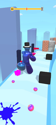 Android application Foam Runner 3D Game screenshort