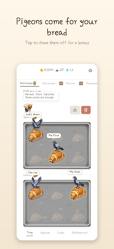 Robot vs Pigeons: Idle Bakery screenshot