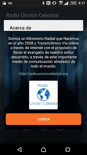 Radio Unción Celestial Screen 2