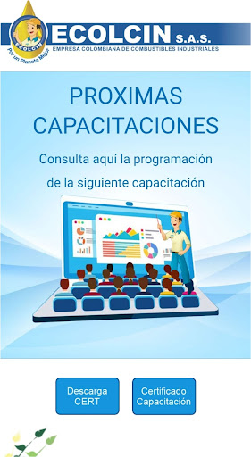 ECOLCIN APP Screen 2