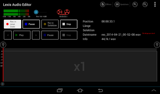 Lexis Audio Editor Capture d'écran