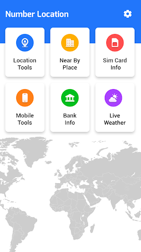 Android application GPS - Mobile Number Locations screenshort