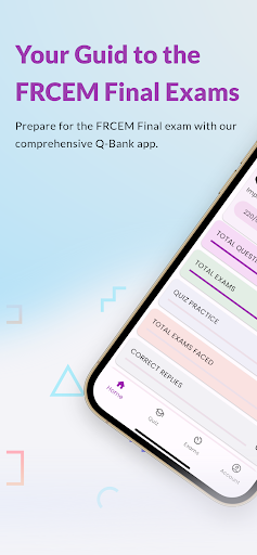 Android application FRCEM Quiz Bank screenshort