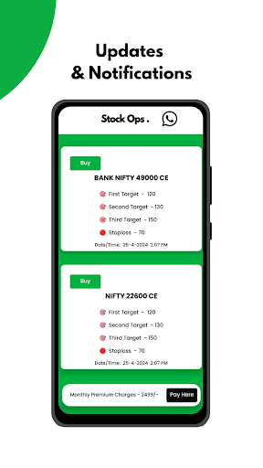 Android application Stock Ops screenshort