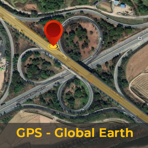 GPS - Global Earth Map Live logo