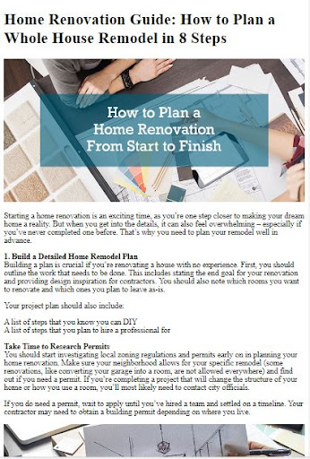 How to Do Home Renovations