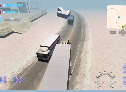 Trucker 3D Alaska Winter Roads Screenshot