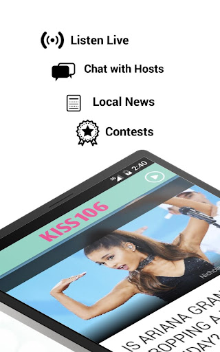 Screenshot of 106.1 KISS FM