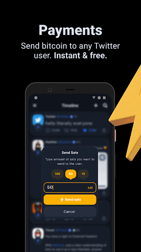 Tweetoshi - Twitter & Bitcoin Screen 3