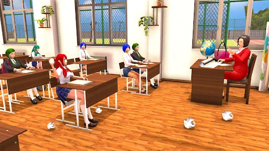 المدرسة الافتراضية فتاة الحياة