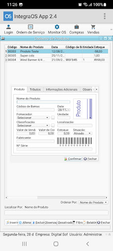 IntegraOS App 2.4 Screen 3