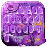 Purple Flower Keyboard Theme icon