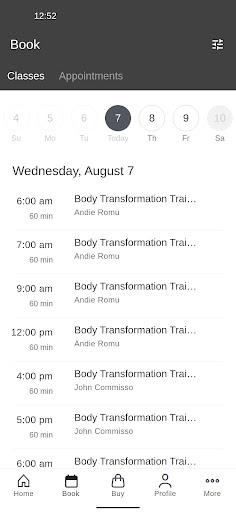 Red Zone X Fitness Screen 2