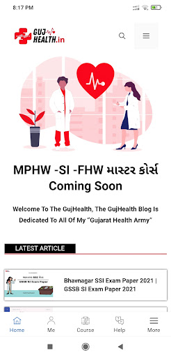 Android application GujHealth MPHW-FHW-SI screenshort