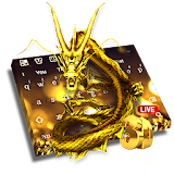 3D Live Gold Dragon Keyboard icon