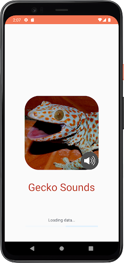 Android application Gecko Sounds screenshort